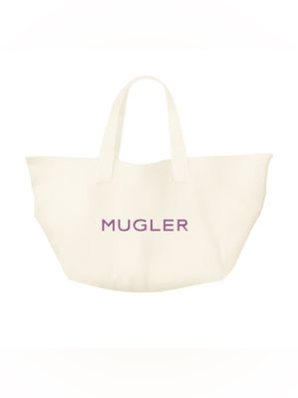 Mugler Starlicious Canvas Tote Bag